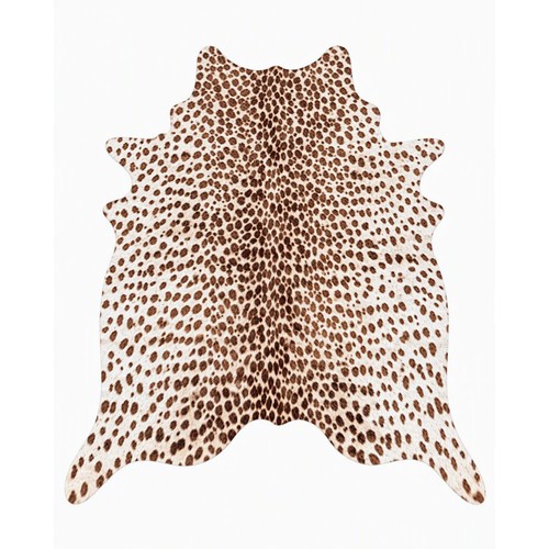 Leoparden teppich kunstfell - leoparden,