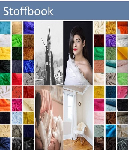 Stoffbook fell kunstfell - fell,