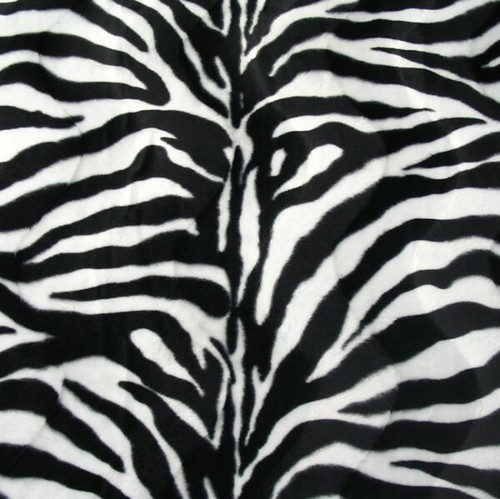 Zebra fellstoff tierfellimitat - fellstoff,
