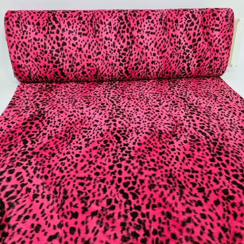 Fellimitat leo pink - leo, pink-schwarz