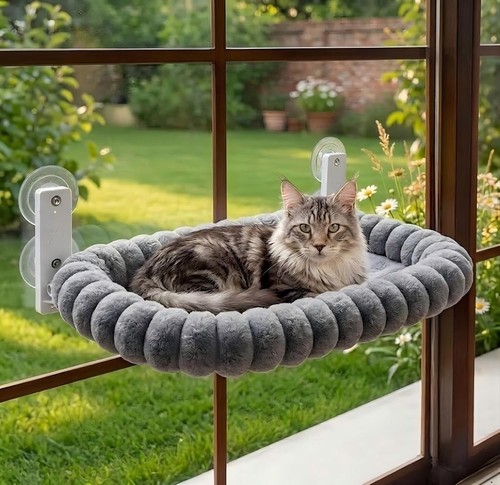 Katzen hängematte fenster - katzen,